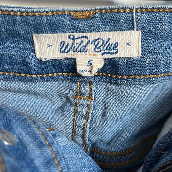 Wild Blue Denim Skirt - Picture 5 of 5